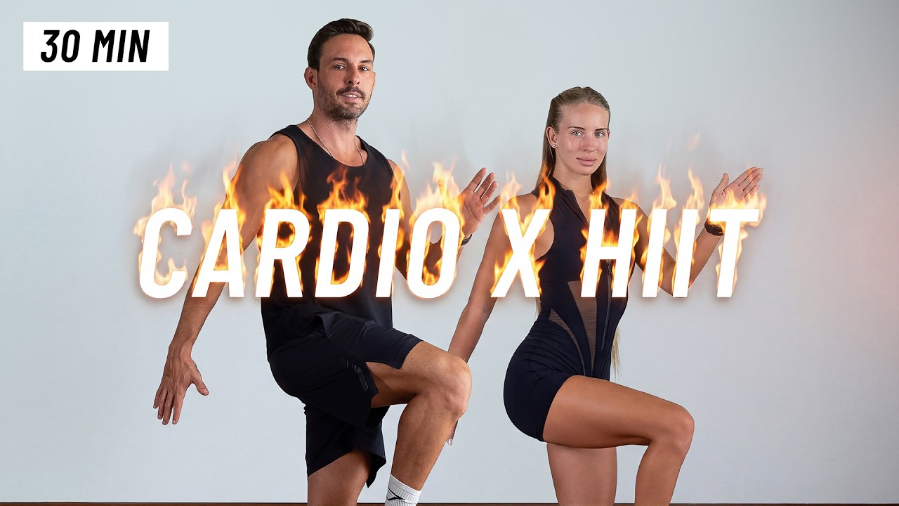 30-минутная кардио-тренировка HIIT - исключительно стоя - для всего тела, без оборудования.