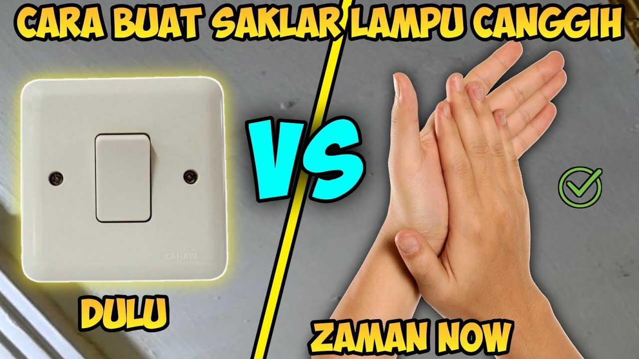 Cara buat saklar Lampu sensor tepuk