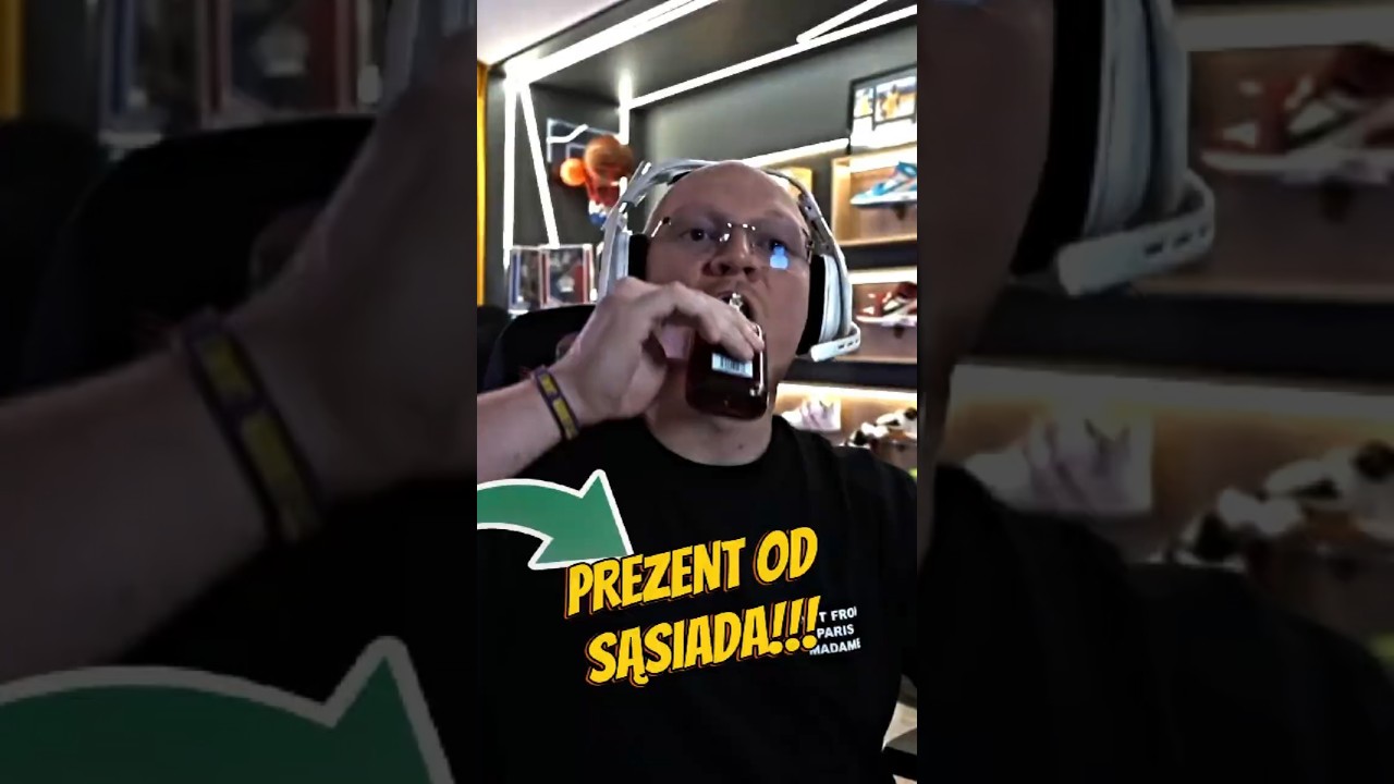 🥂LIST OD SĄSIADA!!! #dzinold #mrdzinold #bungee #dlaciebie #twitch #dc #shots #shorts #mrdzinold
