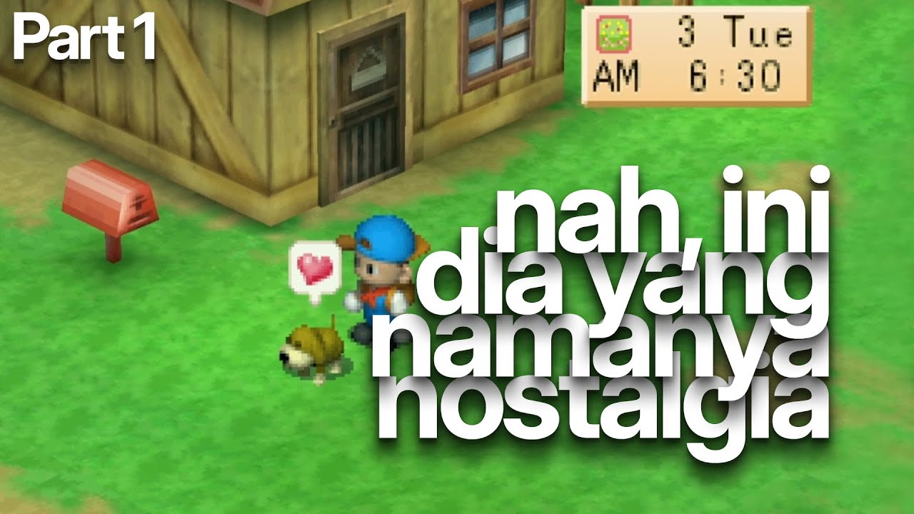 Nostalgia Hidup Tenang di Desa | Harvest Moon Back to Nature PS1 Indonesia (Part 1)