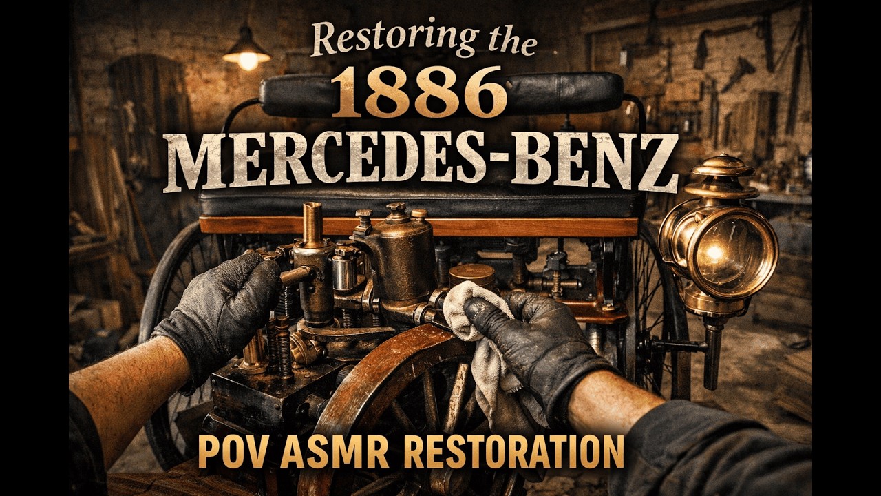 POV: Restoring the World’s First Mercedes (1886) in an Old Garage