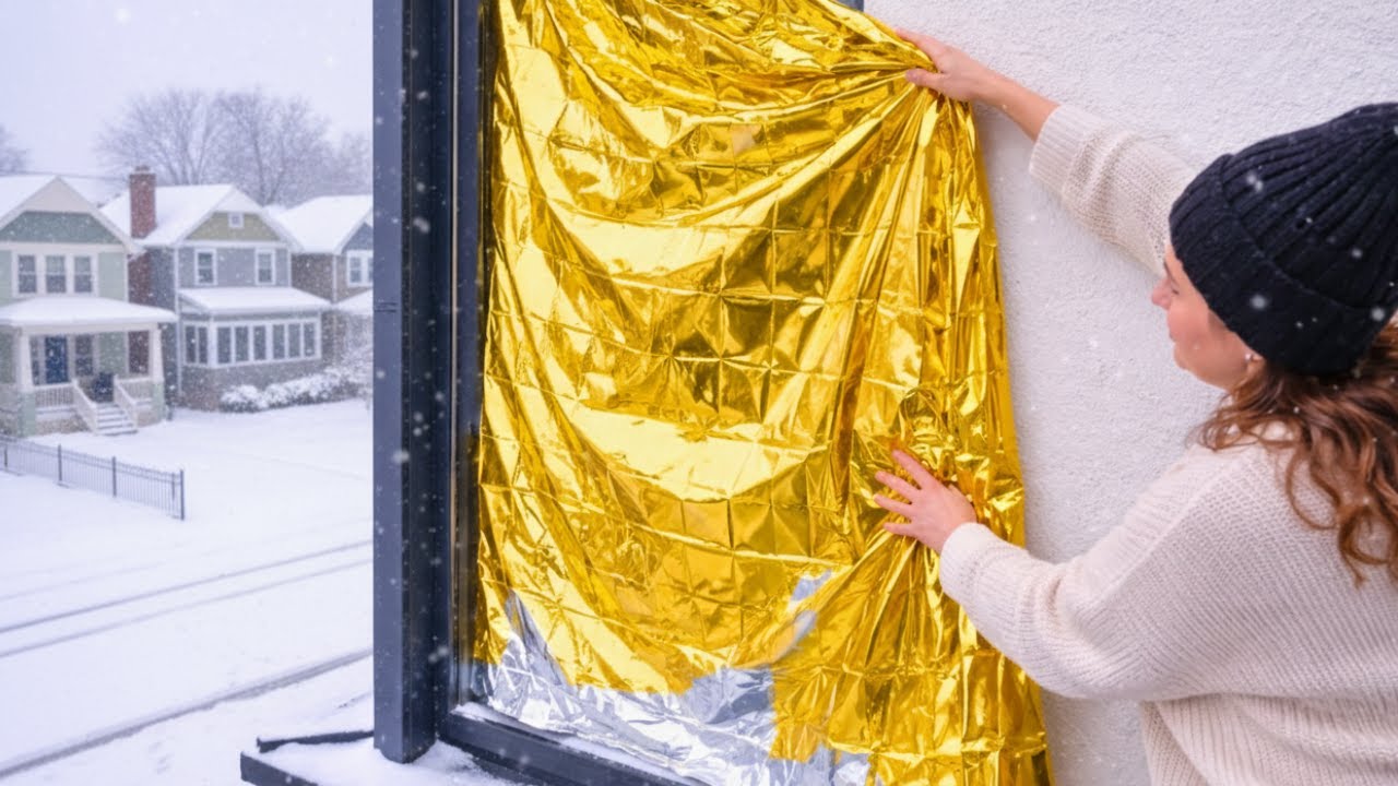 Blizzard Prep: Buy this at the pharmacy and stick it to your windows!