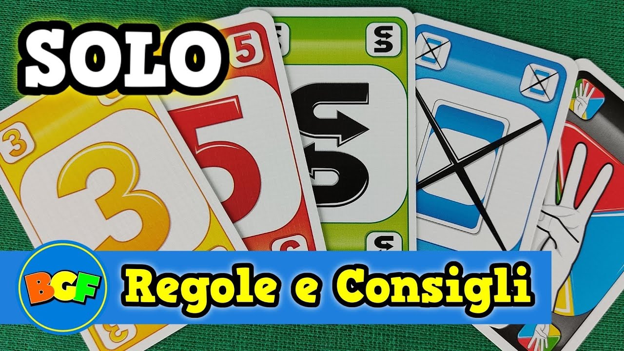 SOLO | Gioco di Carte Simile a Uno | Tutorial 109 Come si gioca