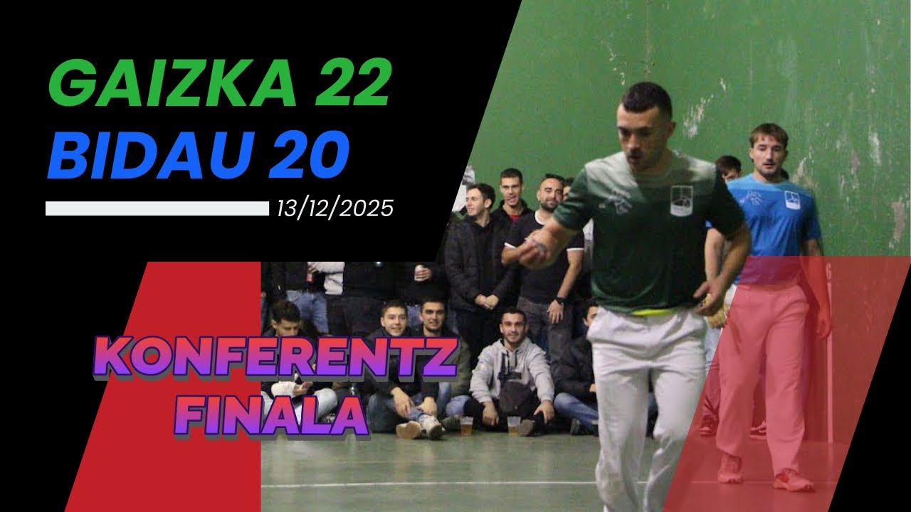 2025 4terdiko Txapelketa - Konferentz Finala - Gaizka vs Bidau 22-20 (13/12/2024)