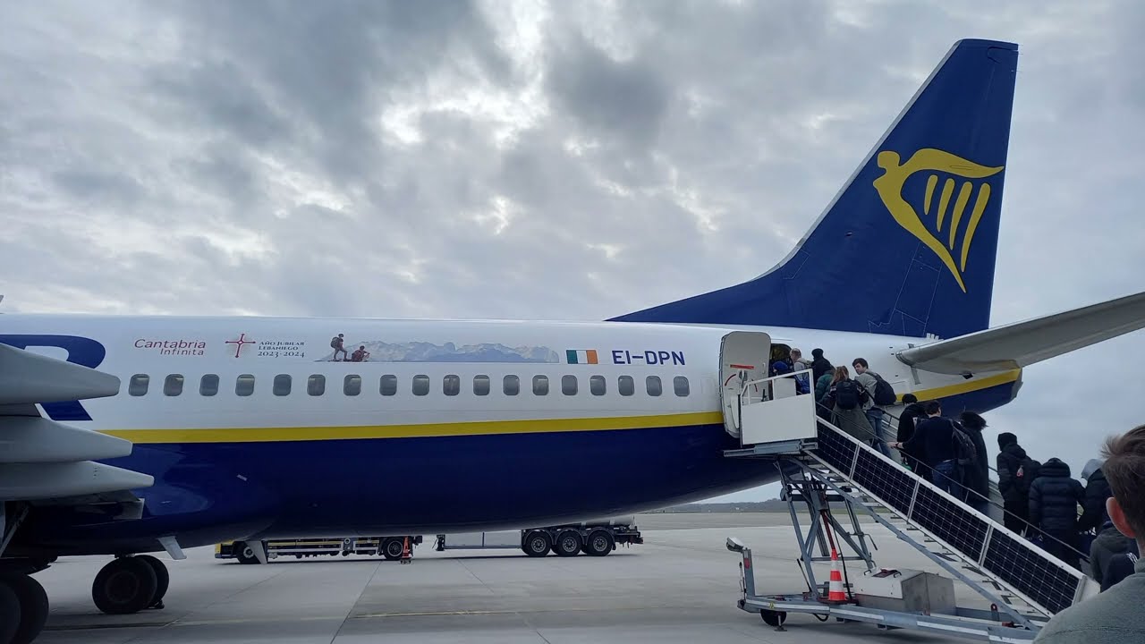 Just another Ryanair landing at Stansted