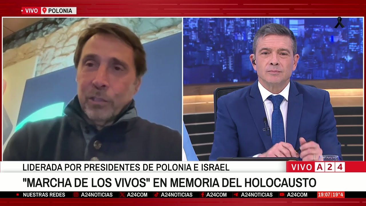 📍EDUARDO FEINMANN EN POLONIA: 80º ANIVERSARIO DE LA LIBERACIÓN DE AUSCHWITZ