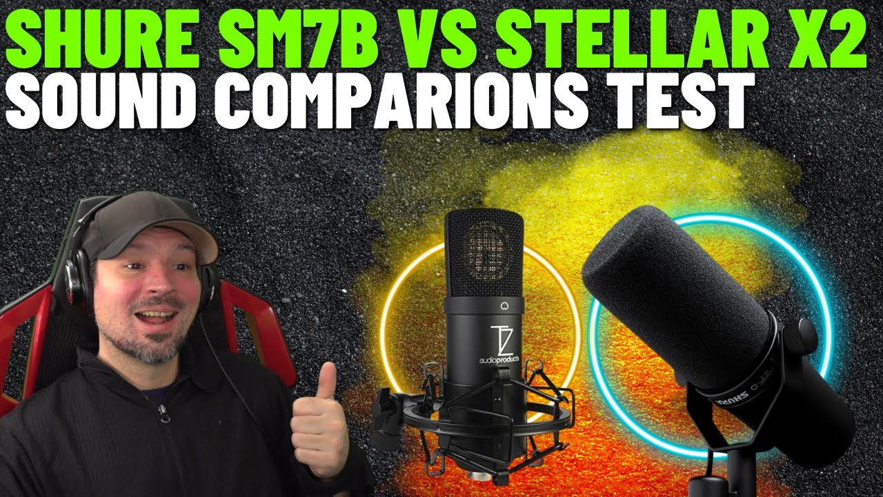 Shure SM7B Vs Stellar X2 Sound Comparison