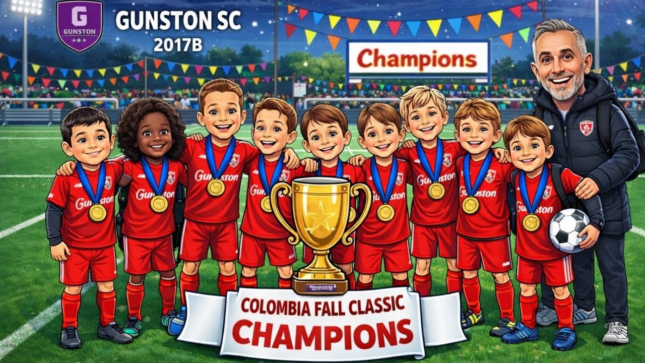 Gunston 2017B Red II: Epic 3-2 Comeback Win! Columbia Fall Classic Final Highlights | U9 Boys Cup II