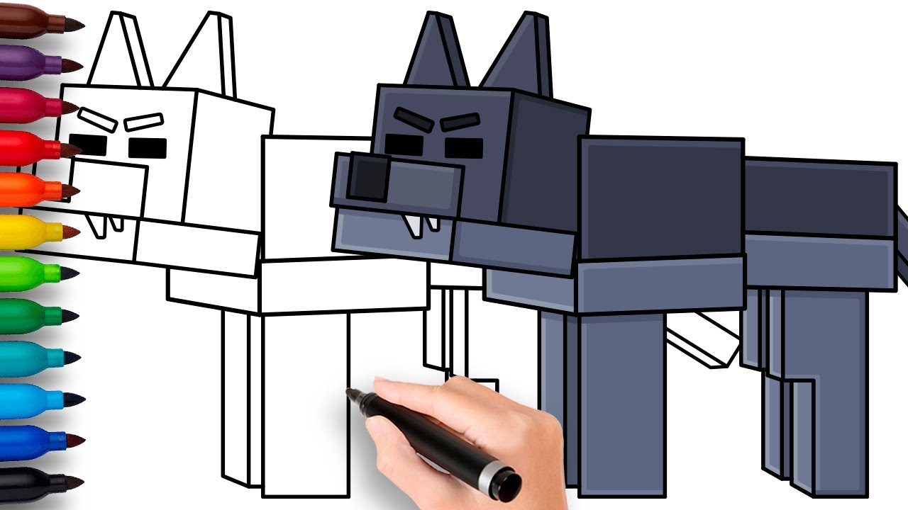 HOW TO DRAW THE WOLF | 99 Nights in the Forest - Easy Step by Step Drawing