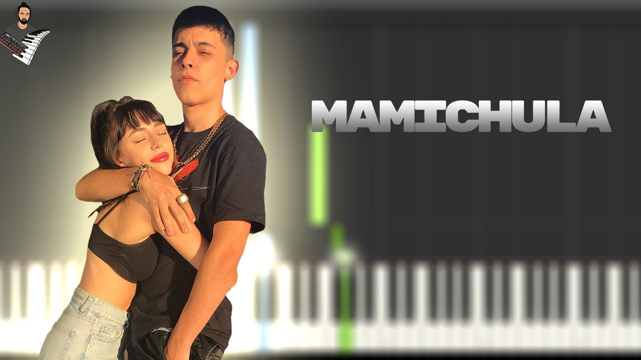 Trueno, Nicki Nicole, Bizarrap - MAMICHULA | Instrumental Piano Tutorial / Partitura / Karaoke /MIDI