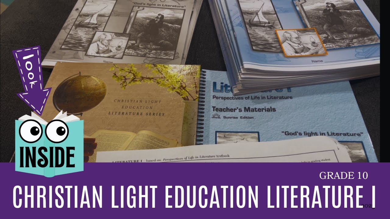 HOMESCHOOL HIGH SCHOOL LITERATURE | CHRISTIAN LIGHT EDUCATION LITERATURE I FLIP THROUGH