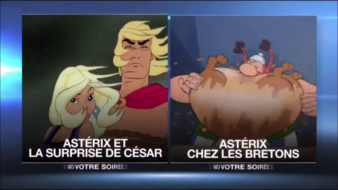 Astérix et la surprise de César + Astérix chez les Bretons - BA  Soirée W9