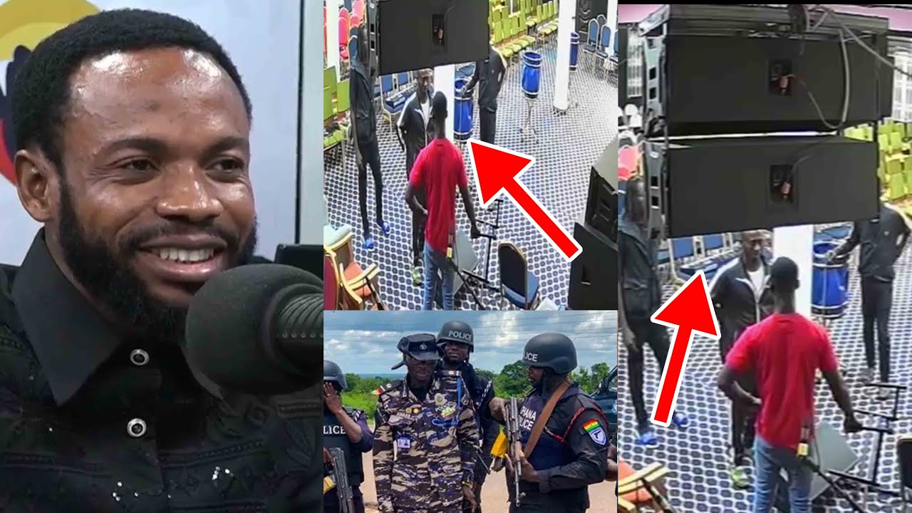 prophet roja attack cctv Camera video of 3 boys with gan look for prophet roja at his church 