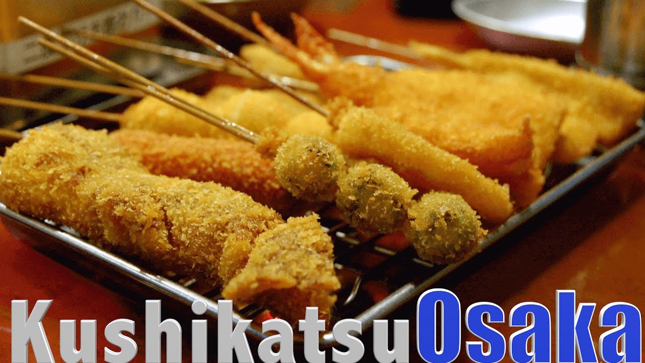 Most Popular Kushikatsu (deep fried skewers) chain restaurant in Osaka Japan - Daruma だるま なんば本店