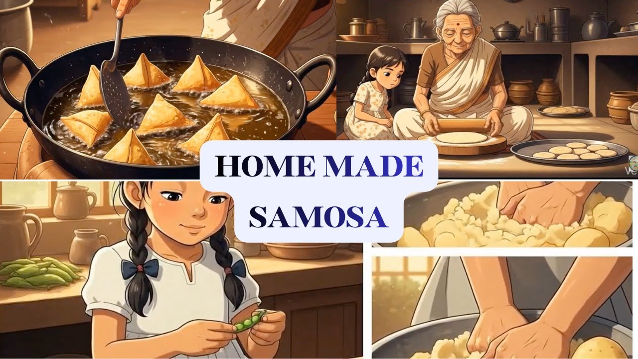 “One Samosa, A Thousand Emotions 🥟💛 | Ajji & Anya’s Village Story”|
