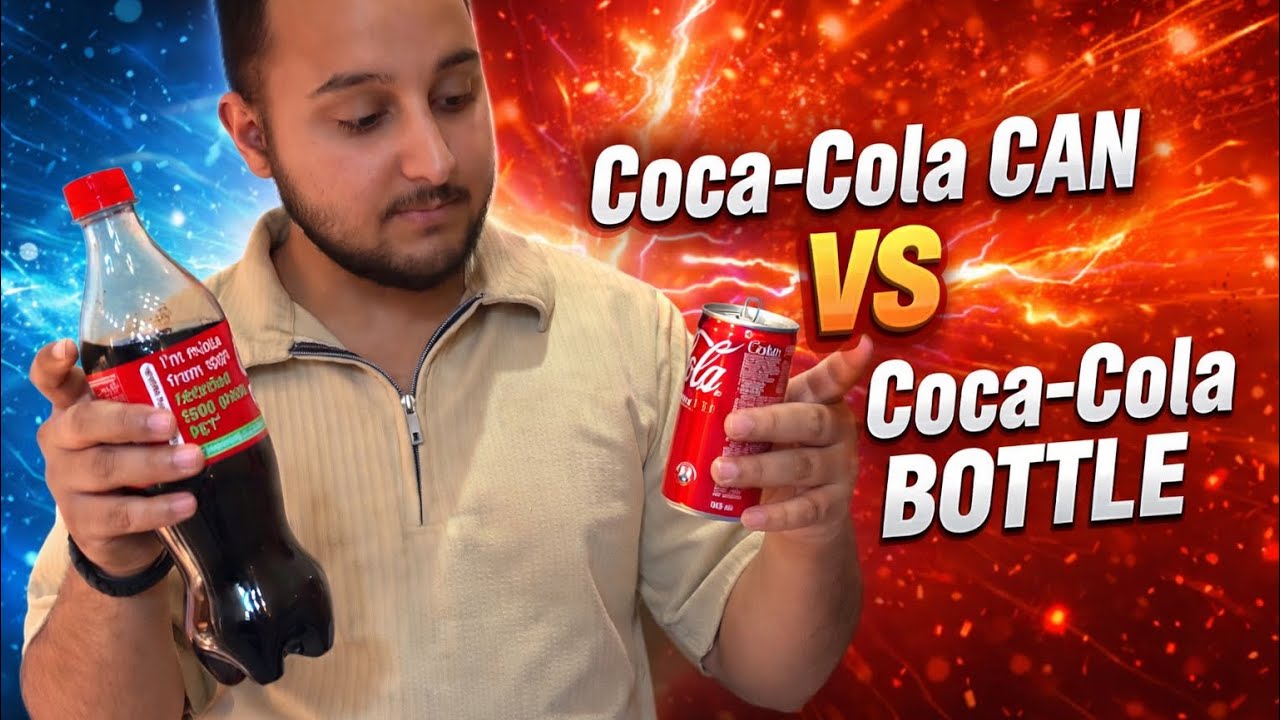 Coca Cola can vs bottle kaunsi best h? #viral #cocacola #viralcontent #explorenow #reach #review 