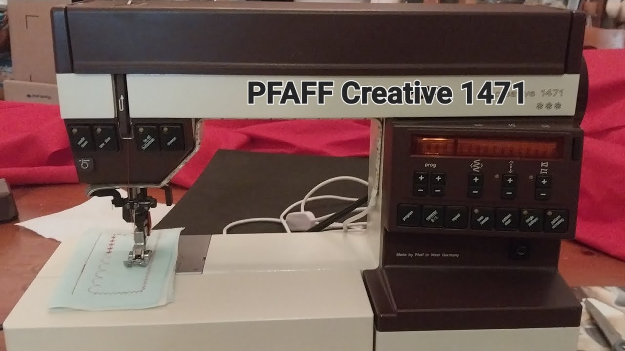 PFAFF Creative 1471 Sewing Machine @JacquelineJaroffaith #sewingmachine #pfaff