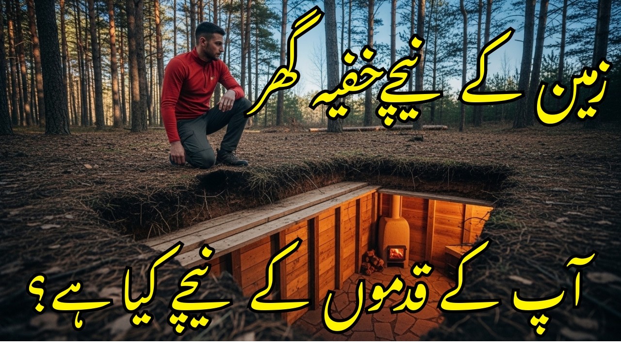 No One Knows This Is Under the Forest… (Hidden Underground Shelter)
