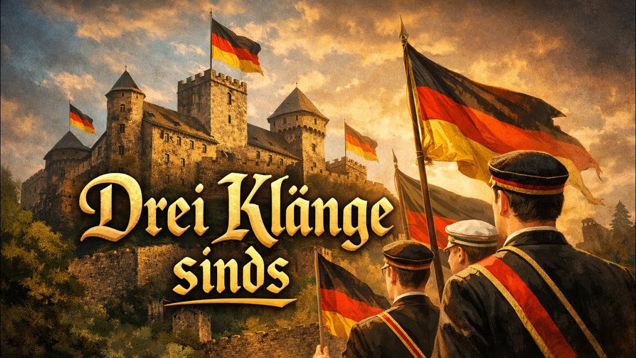 Drei Klänge sinds, deutsches Burschenschaft und Studentenlied Version 2026