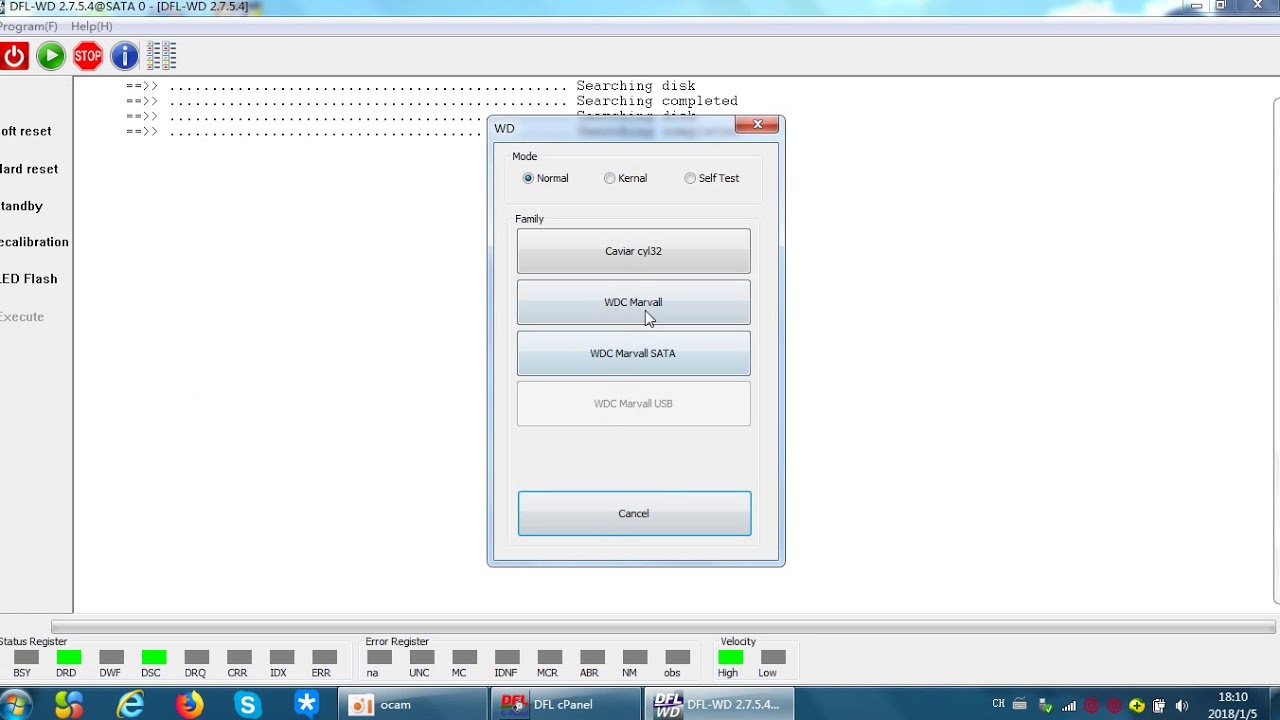 How to refurbish WD hard drives using  common firmware