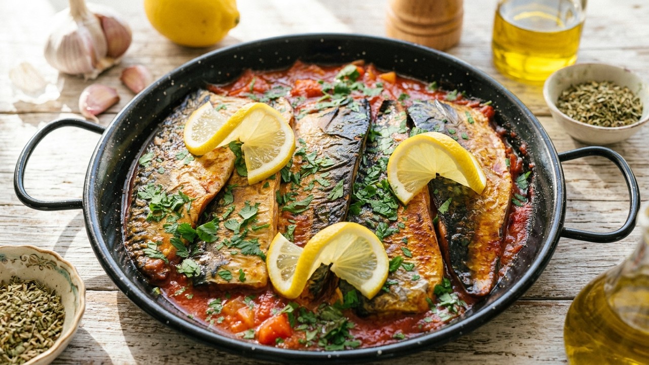 Самая СОЧНАЯ Скумбрия в Духовке (Плакия)! 🐟 Вкус Балкан