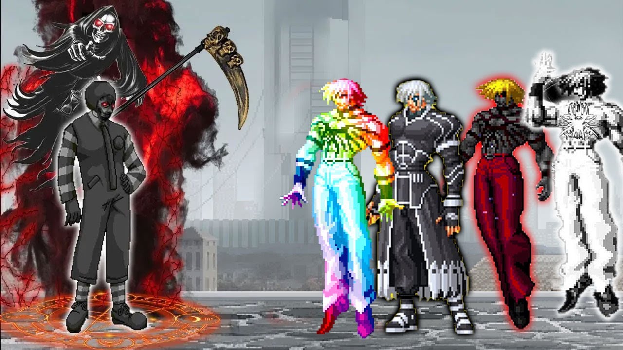 [Mugen KOF] Black Donald Vs Phoenix Orochi Team