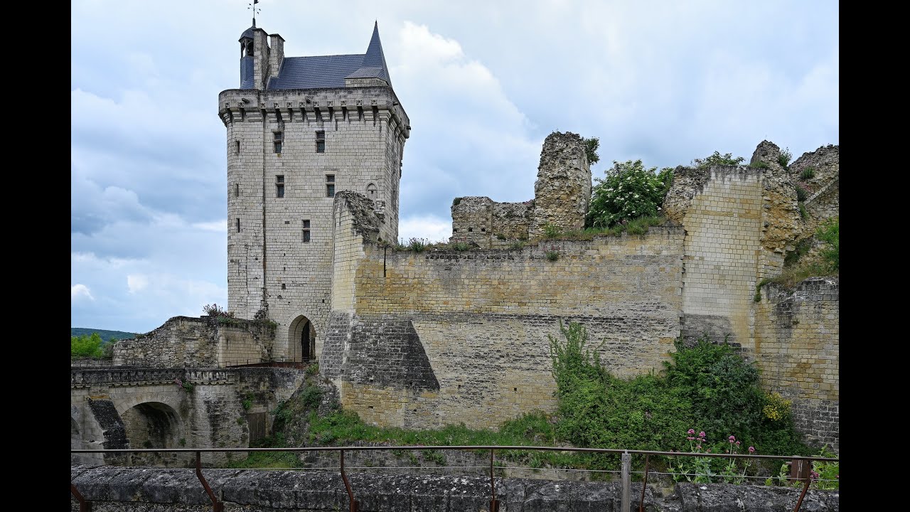 La Forteresse Royale de Chinon 4K  - Région Centre val de Loire - France
