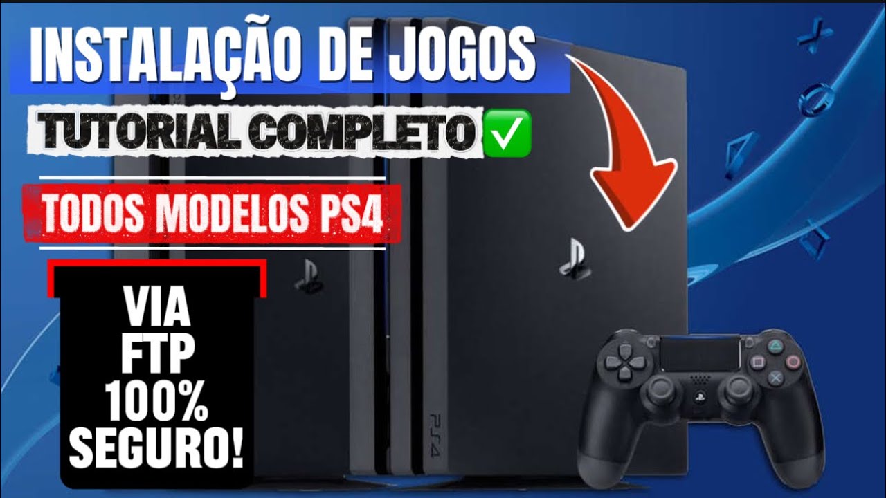 INSTALE JOGOS NO PS4 Via FTP pelo PC! (Tutorial Completo)