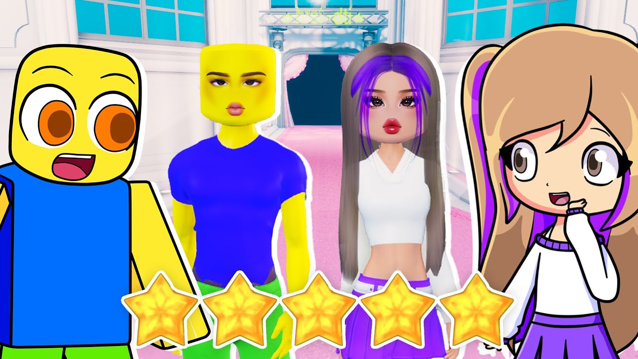 LYNA Y EL NOOB ROMPEN LA PASARELA EN DRESS TO IMPRESS ROBLOX