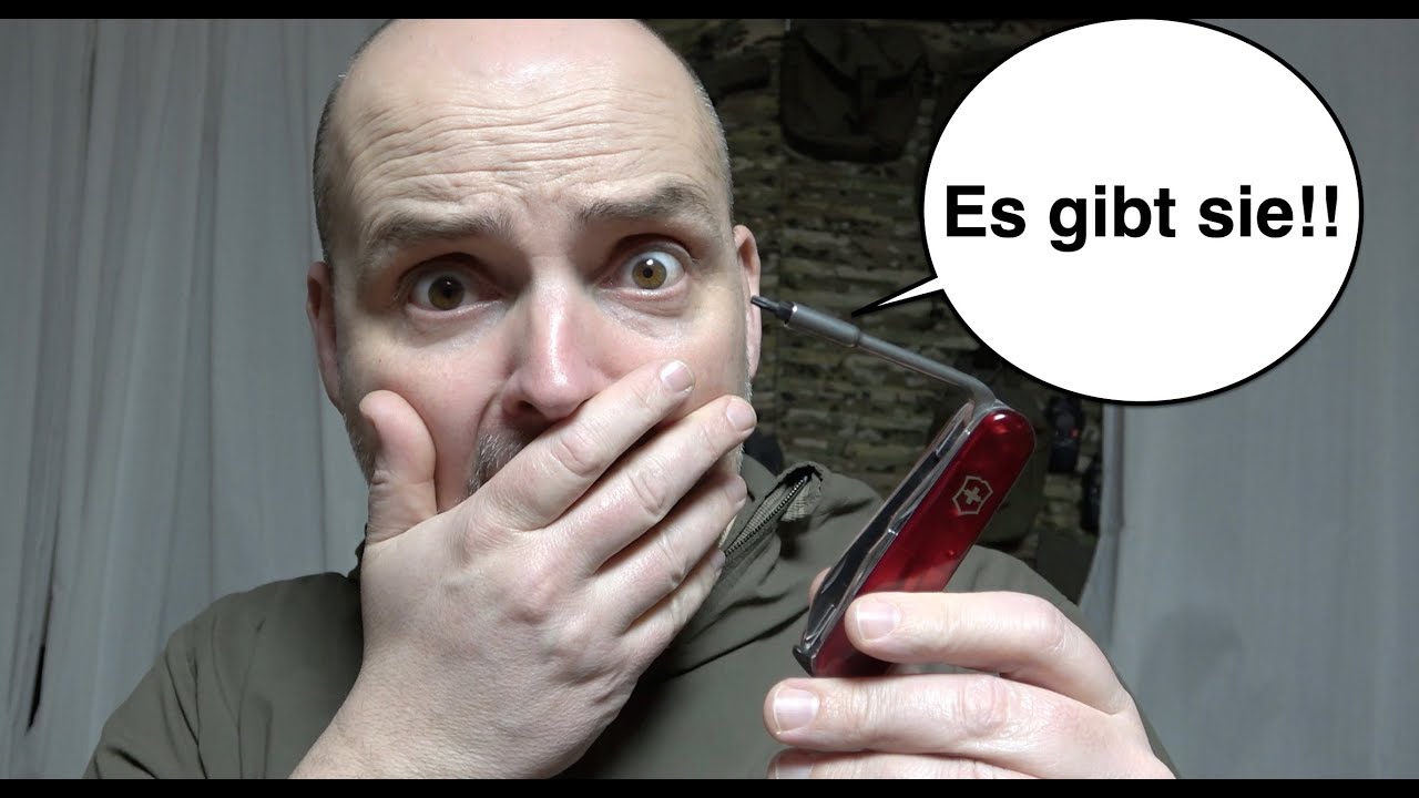 Weltneuheit: Schweizermesser mit Bithalter erfunden :-)