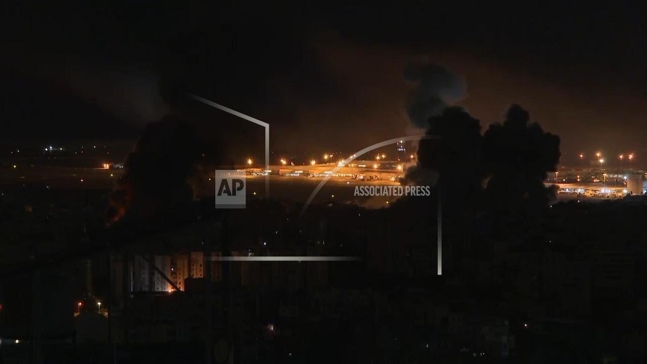 Smoke rises over Beirut after Israel vows 'large number' of overnight strikes