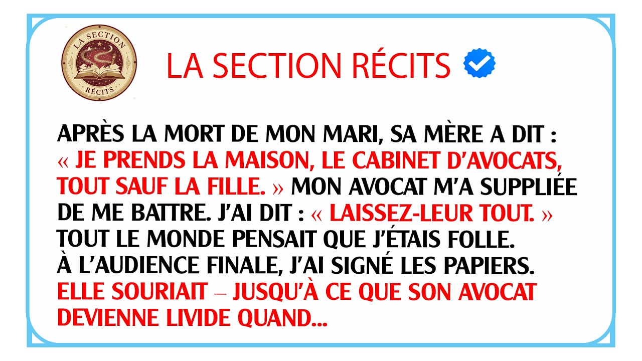 Ma belle-mère voulait tout me prendre sauf ma fille. Je lui ai tendu un piège qu’elle regrette