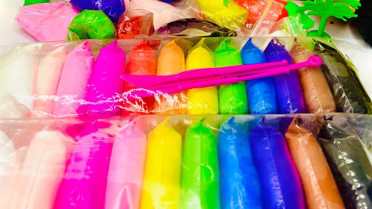 Stress Relief Live🔴: Playing with Super Light Clay Slime!
