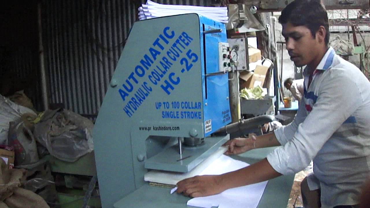 Heavy Collar and Cuff Cutting machine