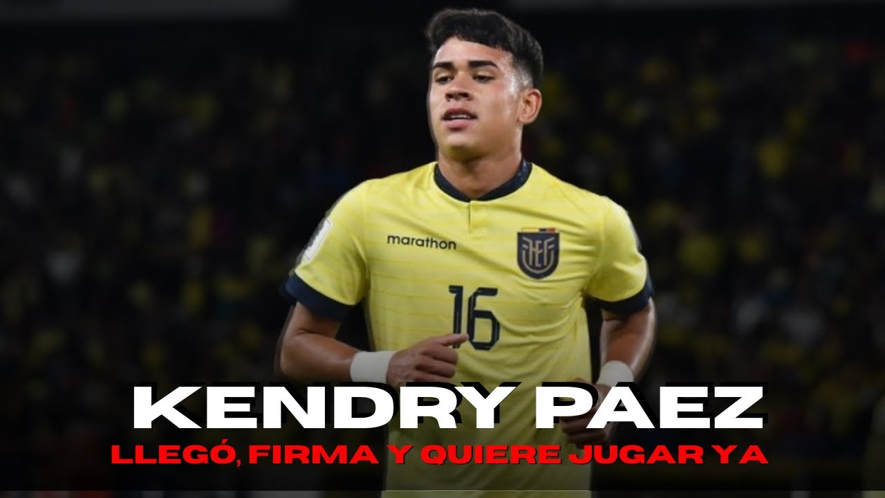 RIVER Y LA LLEGADA DE KENDRY PÁEZ - El ecuatoriano firma y quiere jugar ya