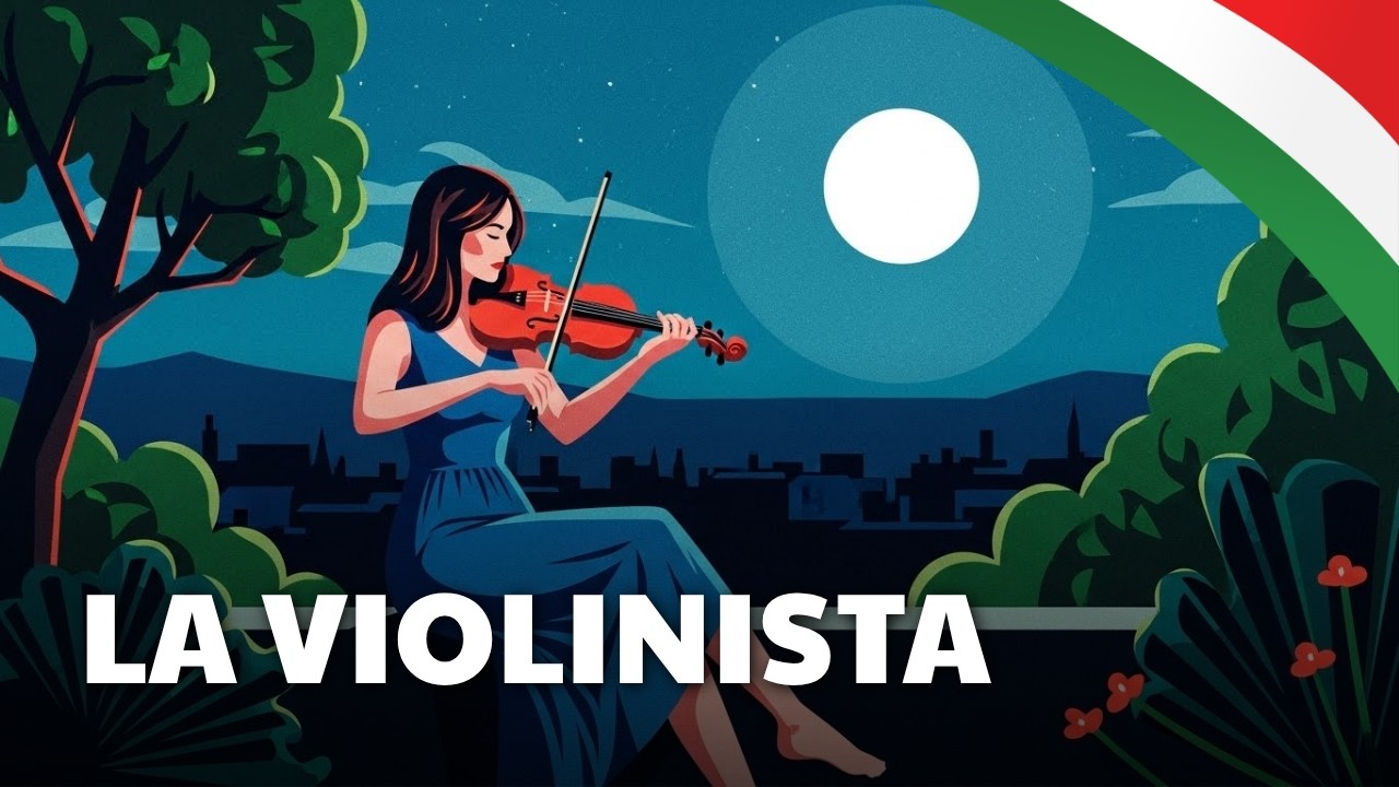 The violinist: A relaxing Italian story for intermediate learners (B1)