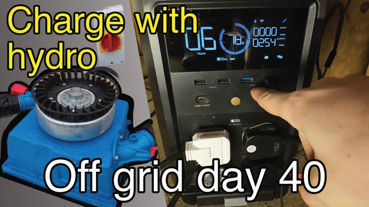 Can you charge an ecoflow Delta Pro with micro hydro/wind