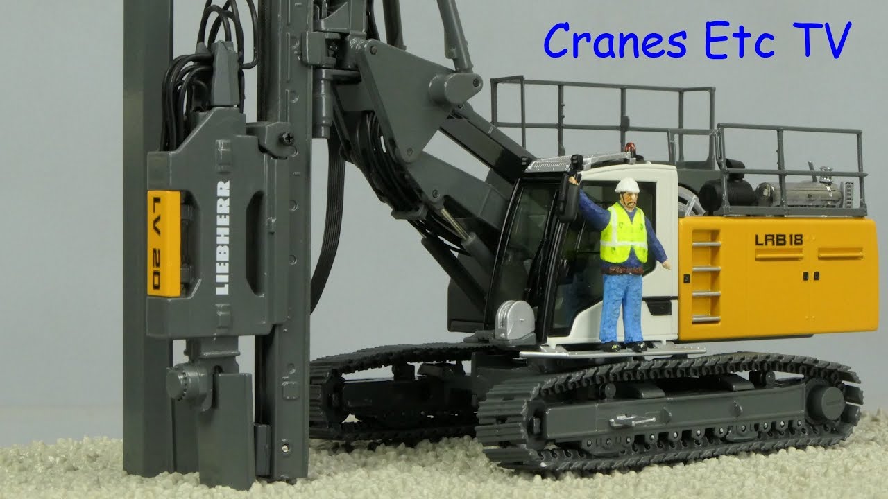 Буровая установка Liebherr LRB 18 от Cranes Etc TV