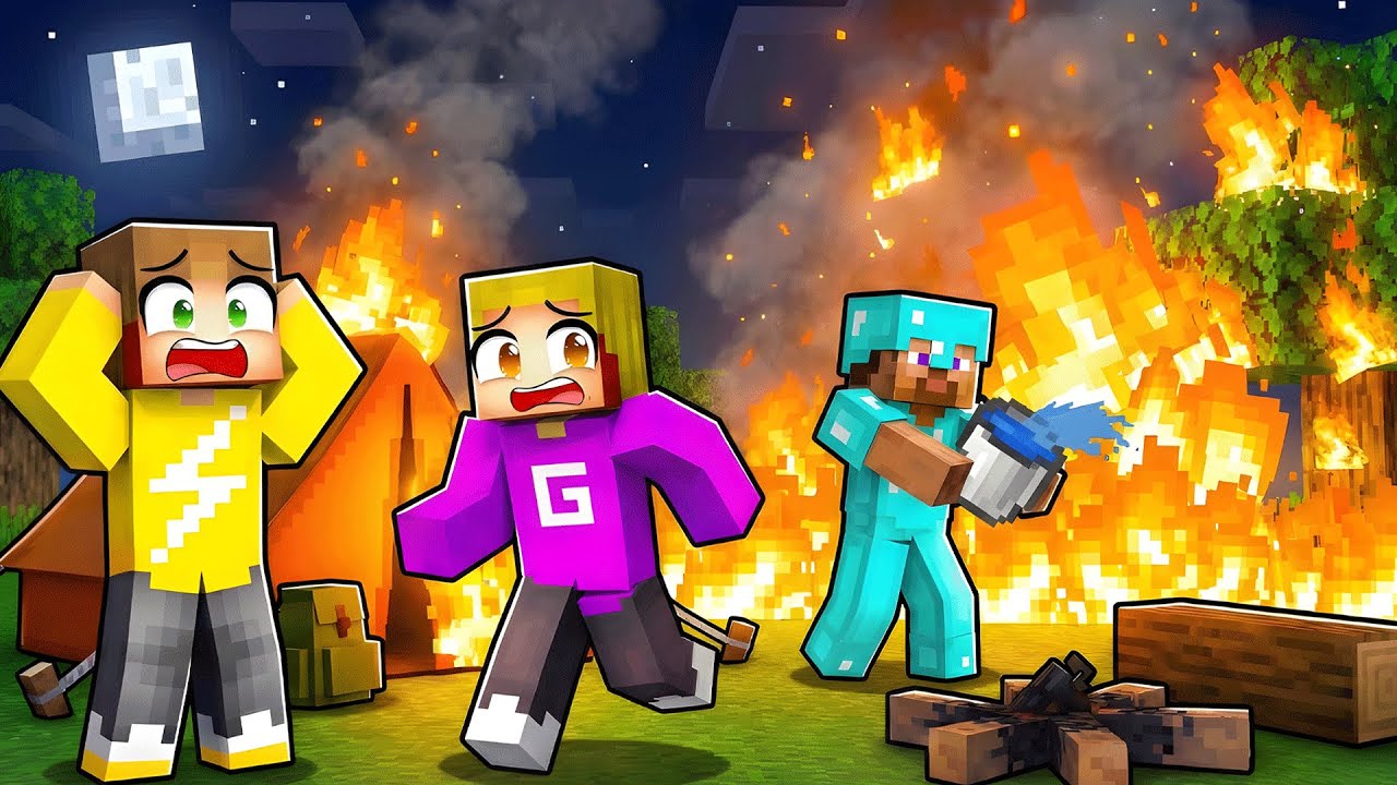 Wij Gaan Kamperen In Minecraft (Survival)