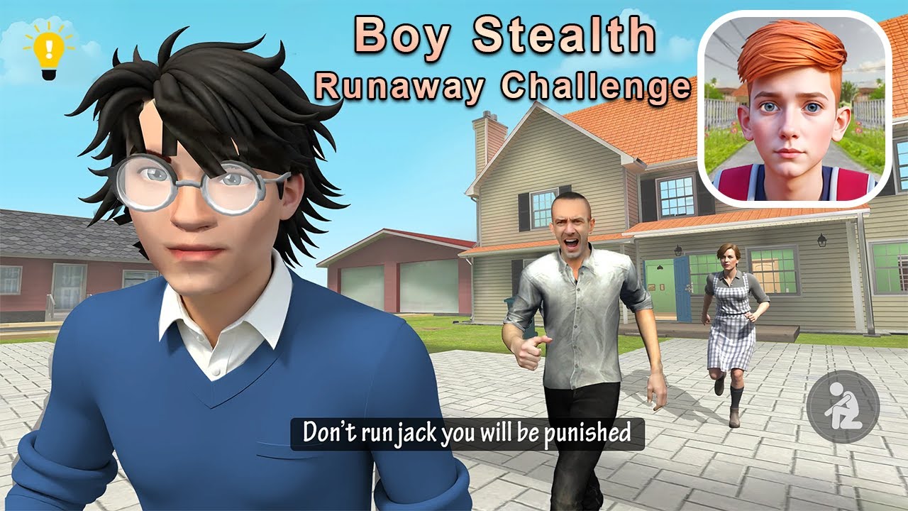 Boy Stealth: Runaway Challenge Full Gameplay | Schoolboy Runaway Escape Game