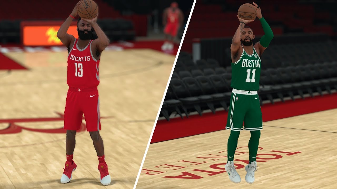 James Harden vs Kyrie Irving Game of Horse! NBA 2K18 Challenge!
