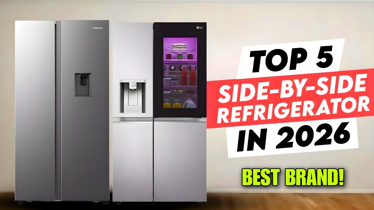 Top 5 Best Side By Side Refrigerator In India 2026 | Best Side By Side Refrigerator For Home 2026