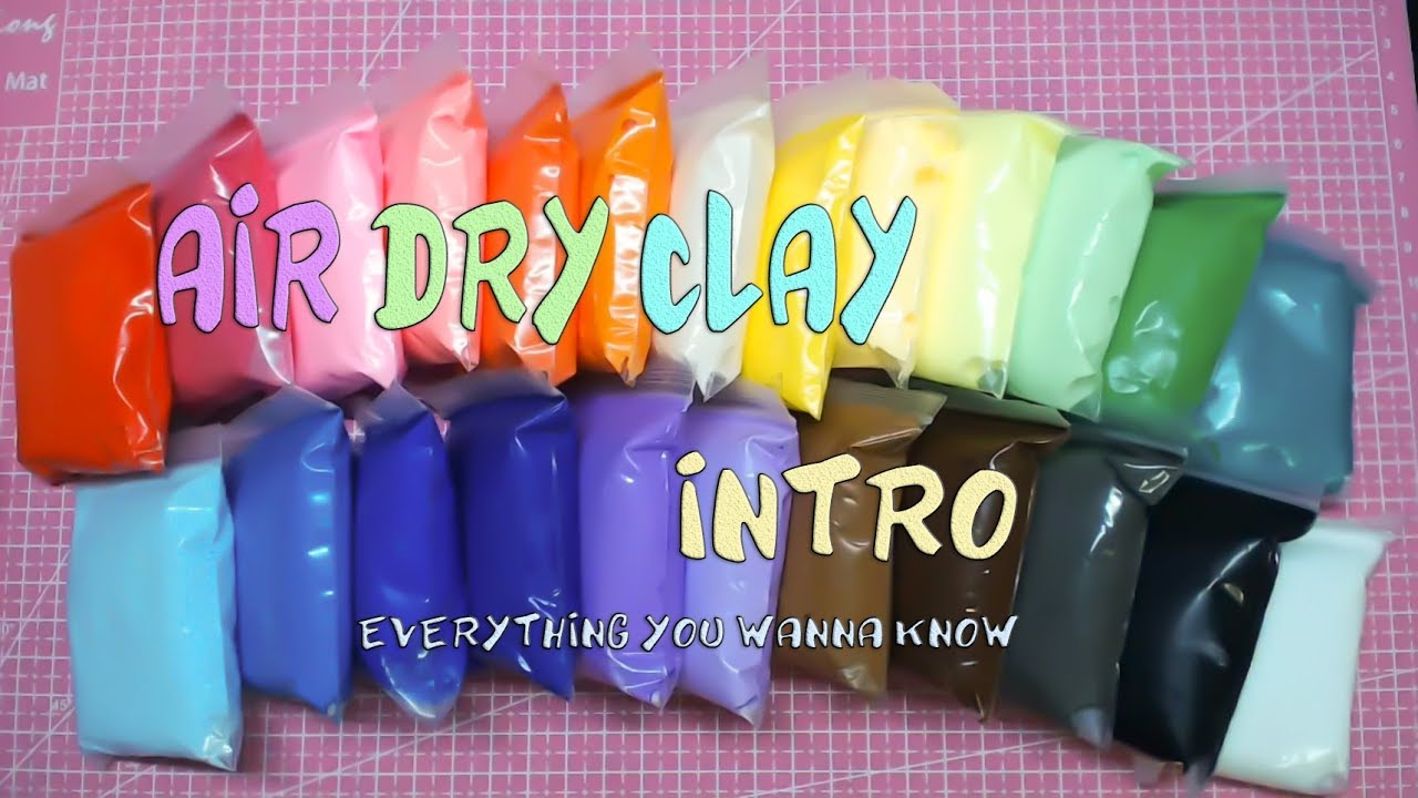 34】Air Dry Clay Introduction & Comparison【lovely4u】