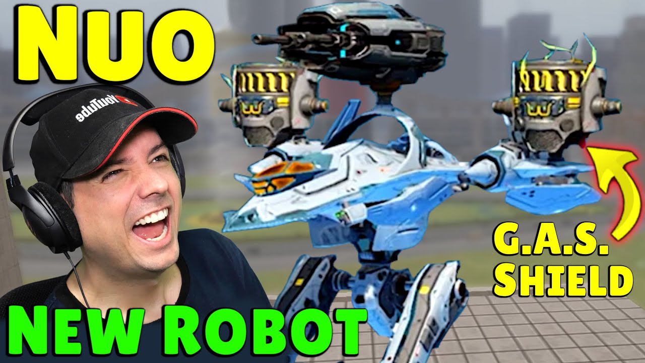 NEW Robot NUO & Medium AEGIS Shield &ndash; War Robots Gameplay WR