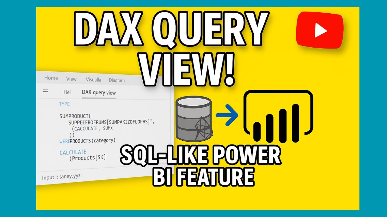 DAX Query view in Power BI- Guide with Real Examples