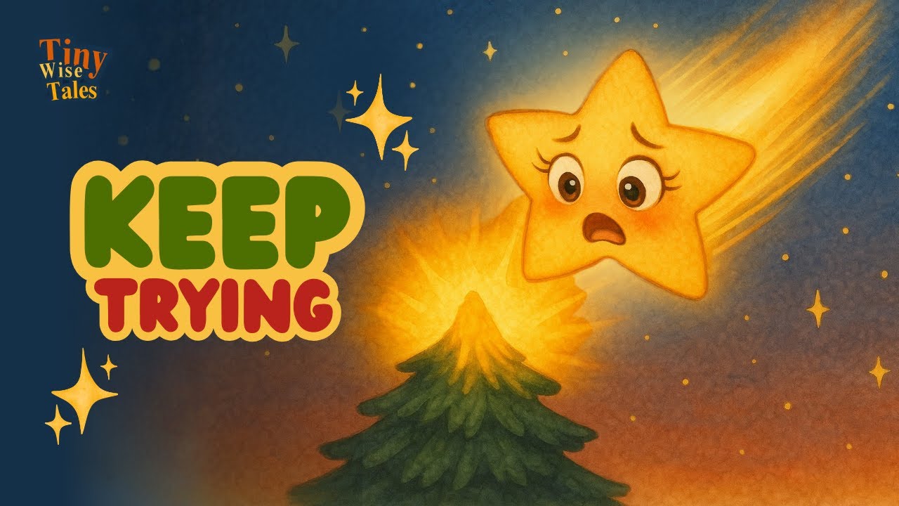 The CLUMSY Star and the Shine of MISTAKES ⭐🎄A CHRISTMAS story about PERSISTENCE and RESILIENCE