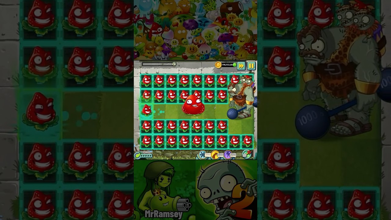 PvZ2 - Ultimate Power: Every Plant MAX LEVEL - POWER UP #Shorts #pvz #pvz2 #pvz2gameplay
