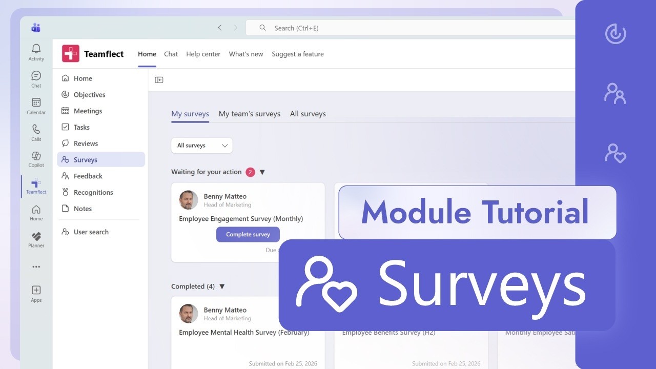 How to Create, Conduct & Analyze Surveys in Microsoft Teams | Teamflect Surveys Tutorial