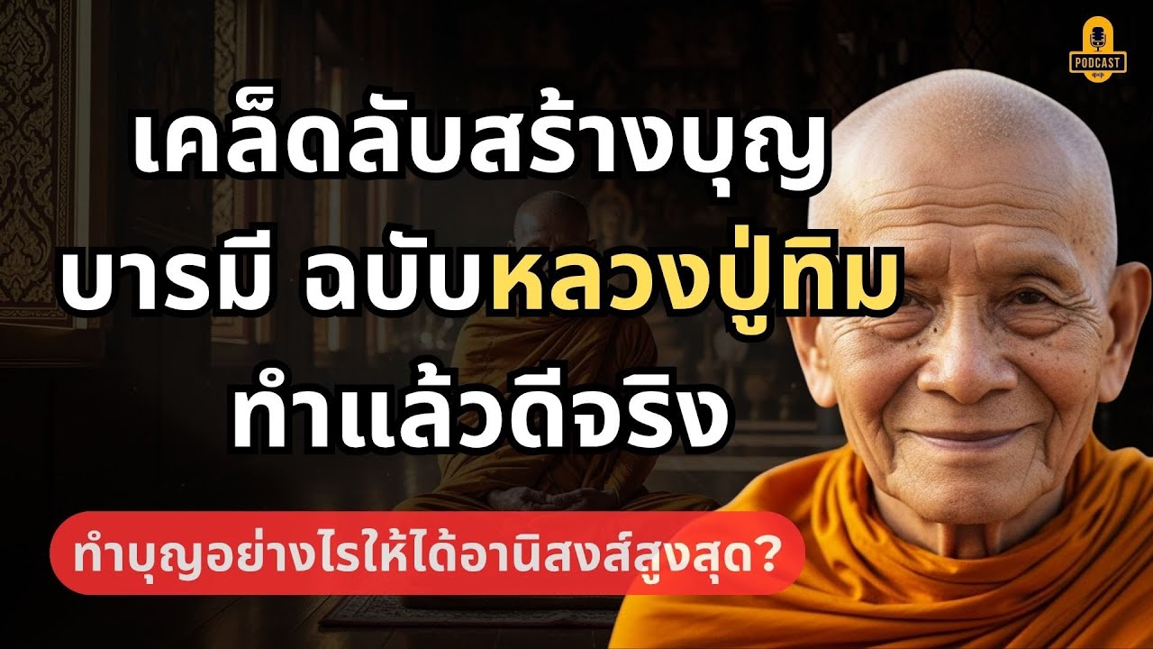 เคล็ดลับสร้างบุญบารมี ฉบับหลวงปู่ทิม อิสริโก ทำแล้วดีจริง