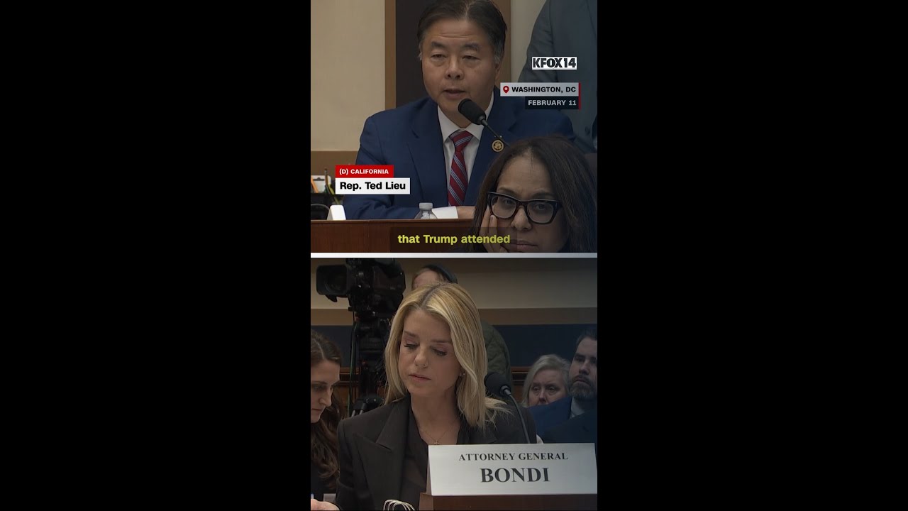 Bondi clashes with House committee over Epstein files